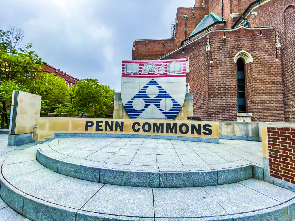 Penn Sheild at Penn Commons